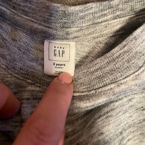 Gap sweatshirt dress with floral bottom